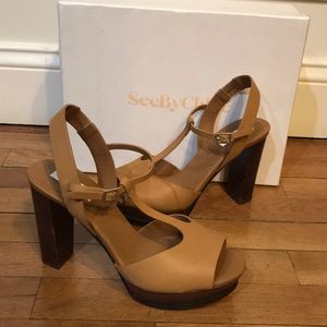 Worn once see by Chloe T-Strap sandals